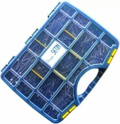 Coffret 1055 Vis Bois Aggloméré Tête Fraisée Empreinte Pozidriv Inox A2