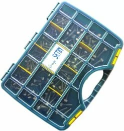 Coffret 170 Vis Métaux Tête Héxagonale Inox A2 - DIN 933