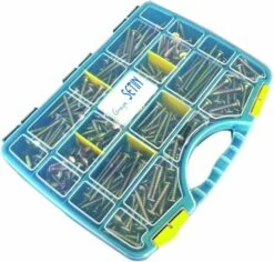 Coffret 325 Vis Penture Acier Bichromatée