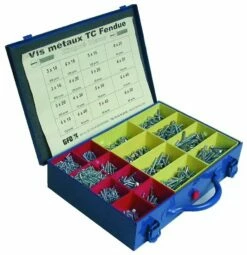 Coffret De Vis Métaux - DIN 84 - Acier Zingué