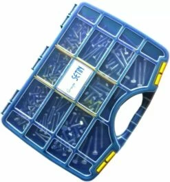 Coffret Vis Métaux DIN 933 - Acier Zingué Blanc 8-8