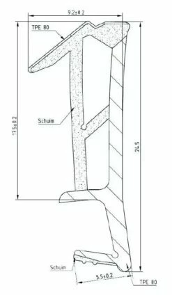 Joint De Calfeutrement En Caoutchouc Kiso - Pour Rainure 4 Mm -Pas Cher Visserie Magasin p image 1160060 grande