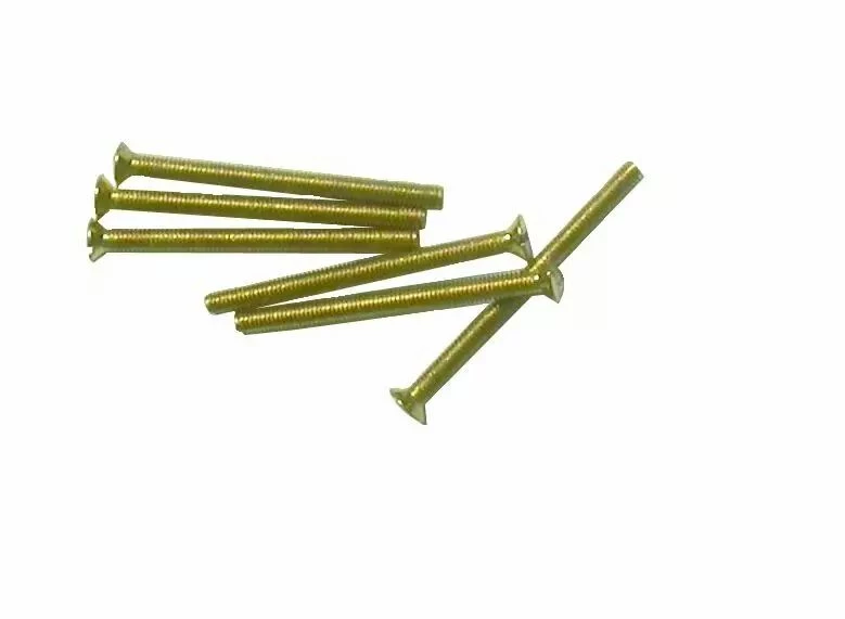 Vis Métaux Tête Fraisée Fendue Laiton - DIN 963 1 Vis Métaux Tête Fraisée Fendue Laiton - DIN 963