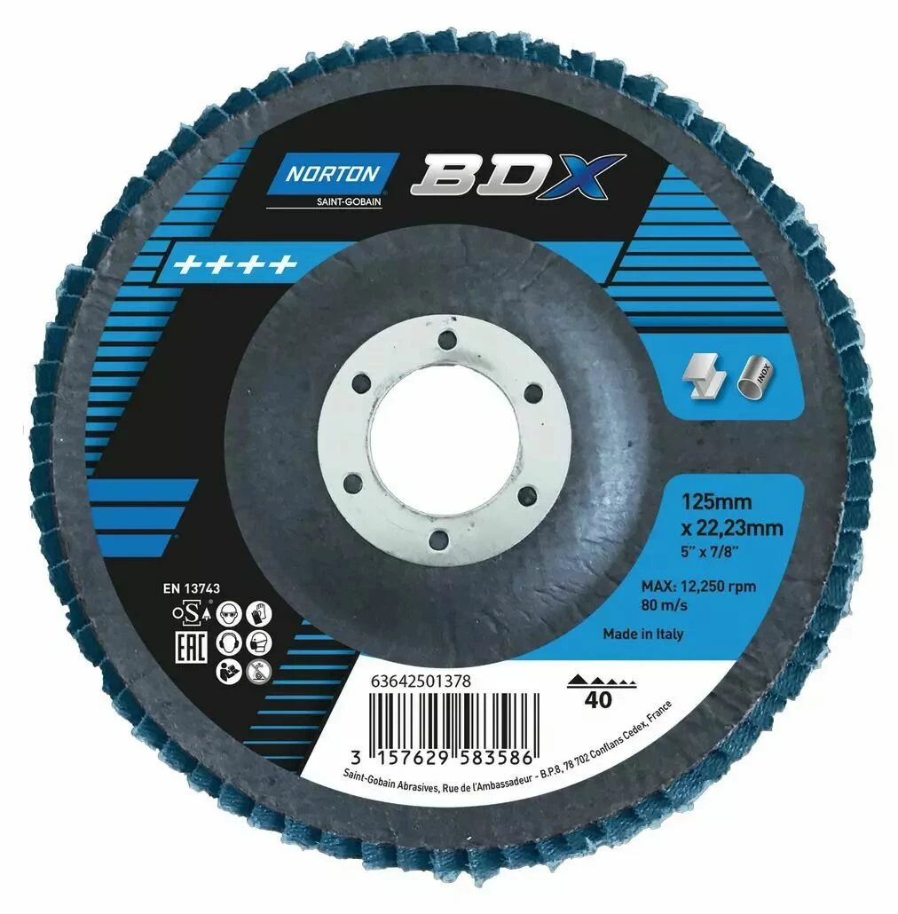 Norton BDX - Auto-affûtant - Acier/inox 1 Norton BDX - Auto-affûtant - Acier/inox