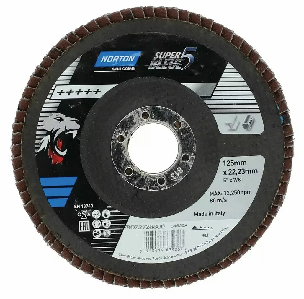 Norton Super Bleue 5 - Acier/inox 1 Norton Super Bleue 5 - Acier/inox