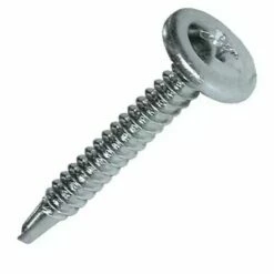 Tête Ronde Large Phillips Acier Zingué