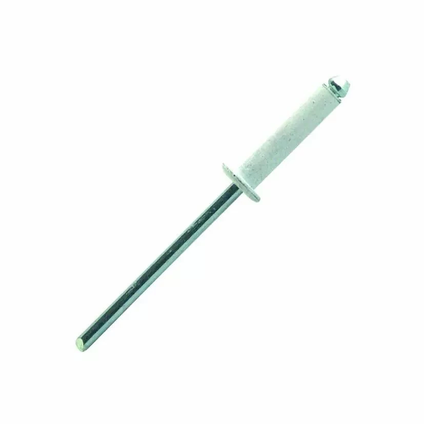 Rivet Standard - Tête Plate Laquée Blanche - Alu/tige Acier 1 Rivet Standard - Tête Plate Laquée Blanche - Alu/tige Acier