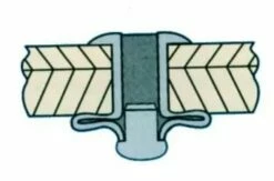 Rivet étoilé - Tête Plate - Alu 5 Rivet étoilé - Tête Plate - Alu -Pas Cher Visserie Magasin p image 358345 grande