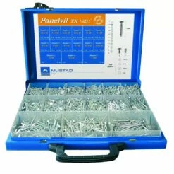 Mustad Coffret 1910 Vis Bois Acier Chromiting® - Filetage Partiel