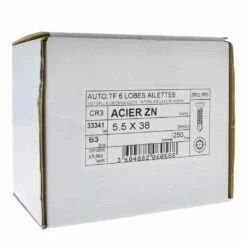 Vis Autoperceuse à Ailettes - Tête Fraisée Crantée Empreinte Torx Acier Zingué 16 Vis Autoperceuse à Ailettes - Tête Fraisée Crantée Empreinte Torx Acier Zingué -Pas Cher Visserie Magasin p image 536364 grande