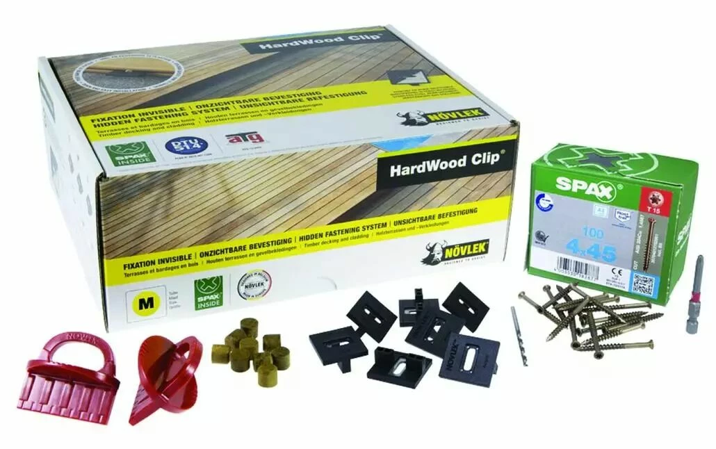 Spax Kit De Fixation Pour Terrasse Bois - Hardwood Clip - Inox A2 4 Spax Kit De Fixation Pour Terrasse Bois - Hardwood Clip - Inox A2 – Image 4